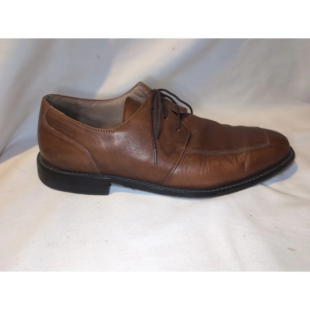 FLORSHEIM Brown Leather Oxford Shoes 11175-221 Size 13 D Men's Dress Lace Up